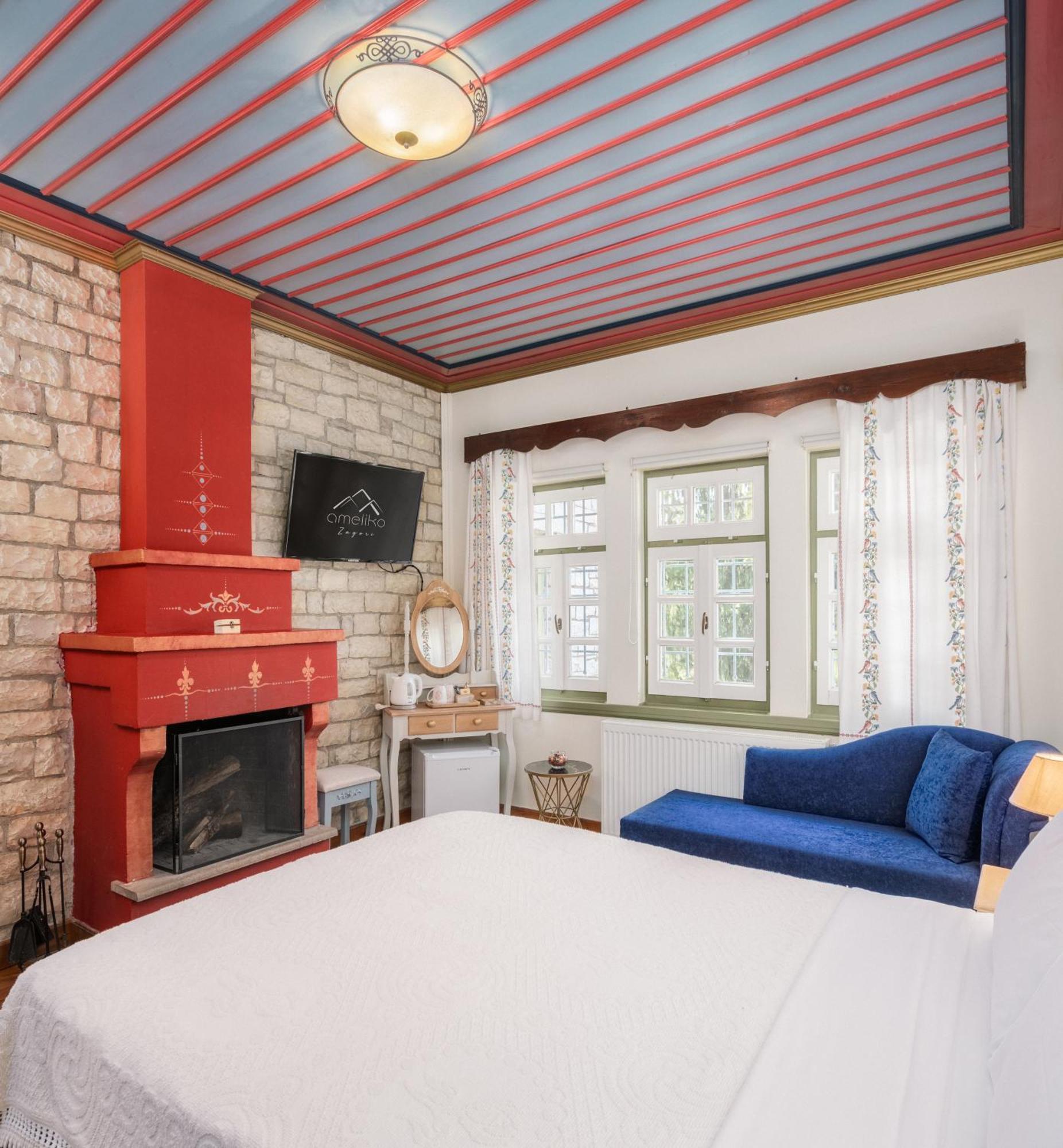 Hotel Ameliko Zagori à Áno Pediná Chambre photo